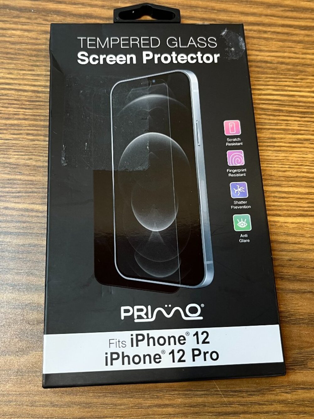 Primo iPhone 12 / 12 Pro Tempered Glass Screen Protector (1-pack)